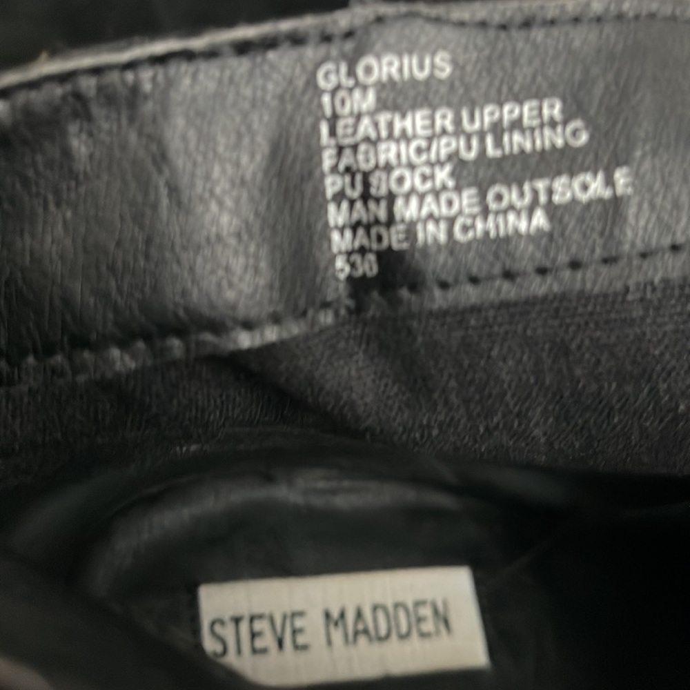 STEVE MADDEN | Glorius Bootie | Black Suede |Size 10 - Picture 9 of 11